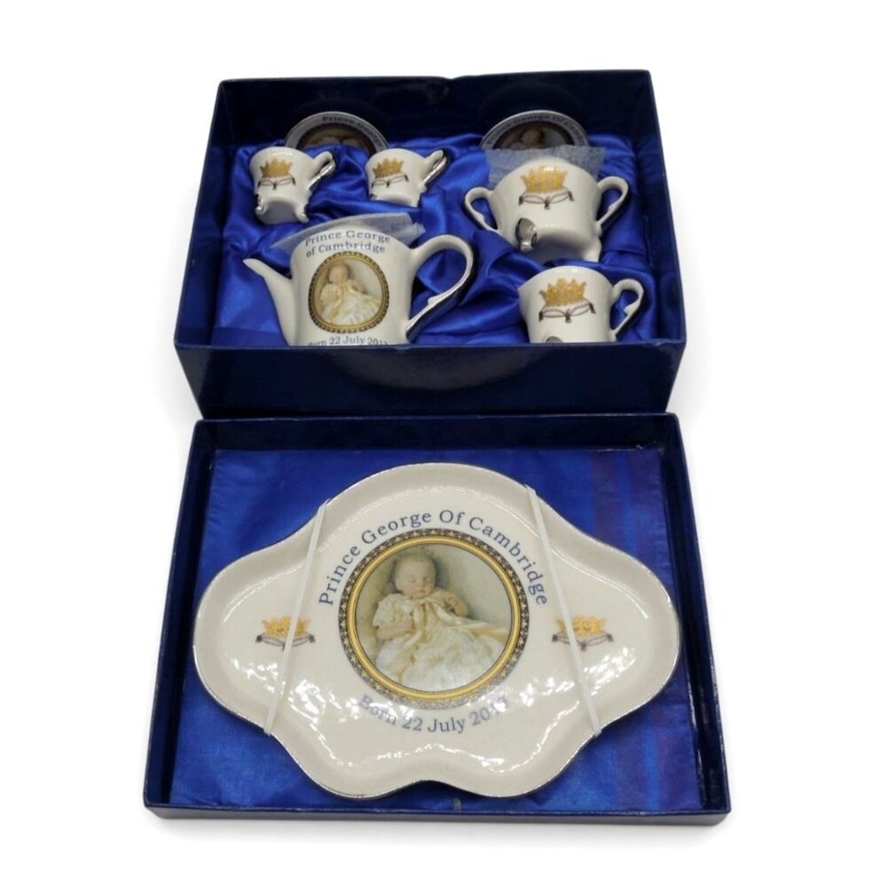 Royal Baby Mini Tea Set Prince George Of Cambridge Born in 2013 England
